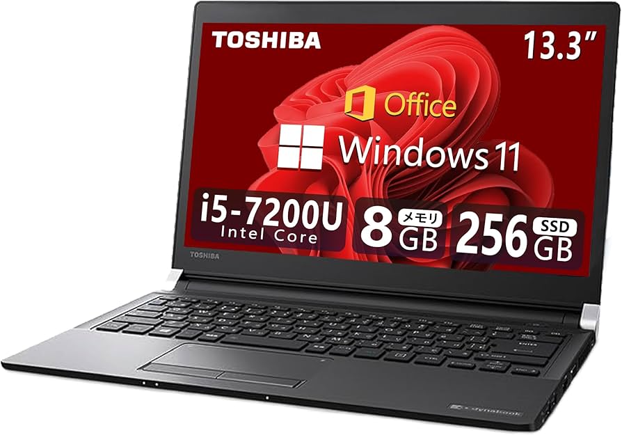 dynabook R73 第7世代 i5 8GB 256GB win11 dynabook 【送料無料】東芝 R73/H 中古 ノートパソコン Office